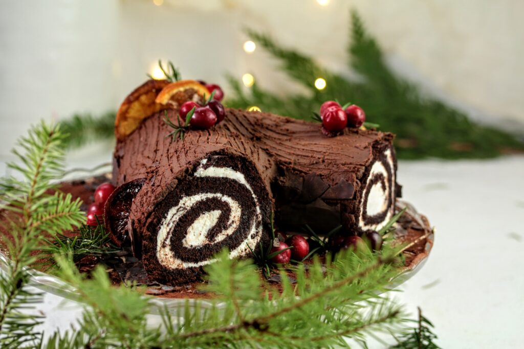 Yule Log Christmas Desserts