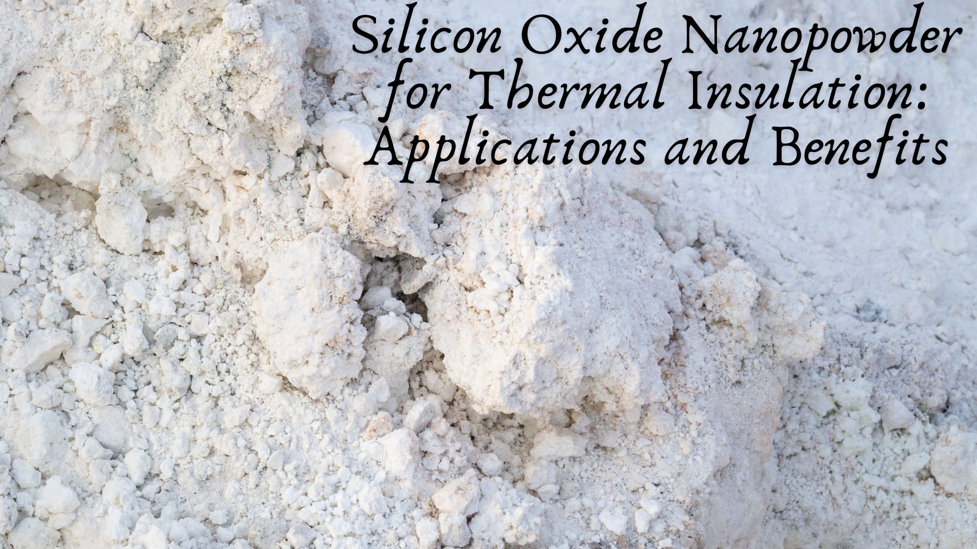 Silicon oxide nanopowder